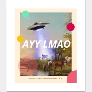 Alien Abduction - AYY LMAO Posters and Art